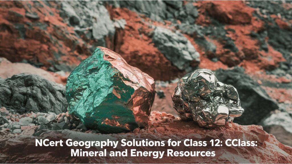 NCERT Geography Solutions for class 12 Mineral and Energy Resources