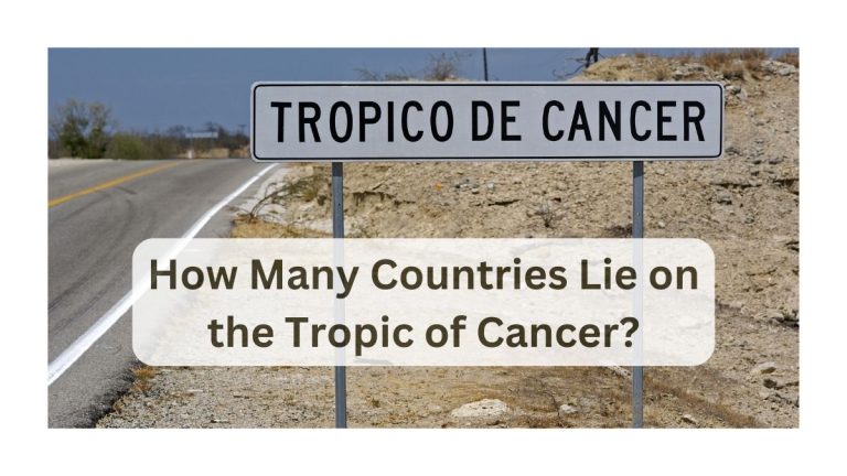 How Many Countries Lie on the Tropic of Cancer