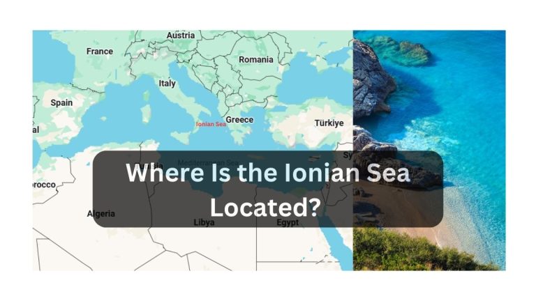 Where Is the Ionian Sea Located