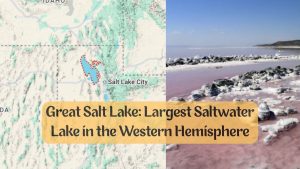 Great Salt Lake Largest Saltwater Lake in the Western Hemisphere