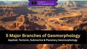 5 Major Branches of Geomorphology