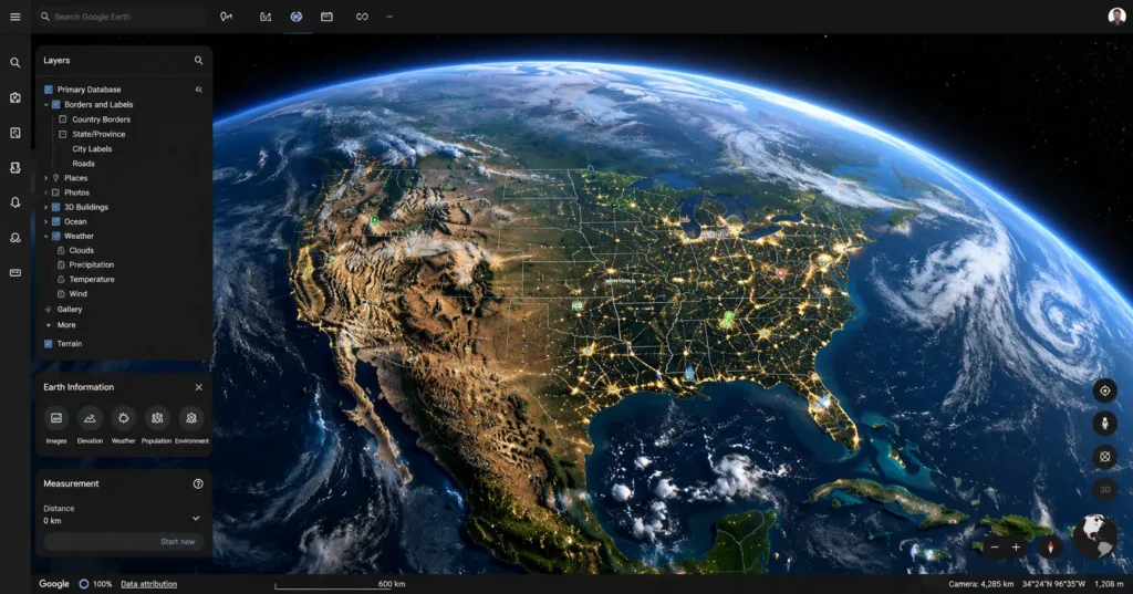 Google Earth Pro Software Image