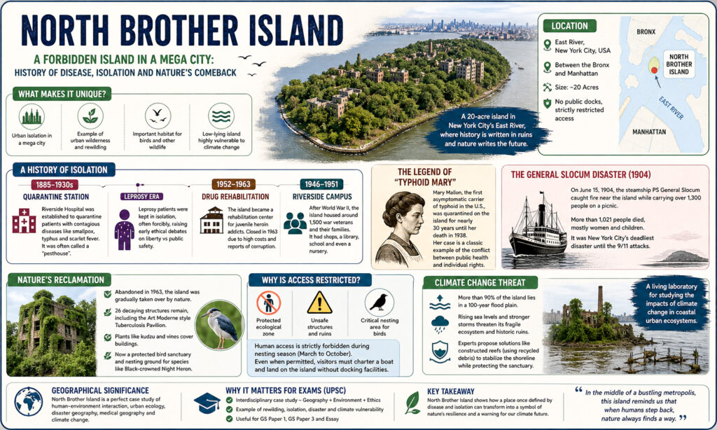 North Brother Island Infographic