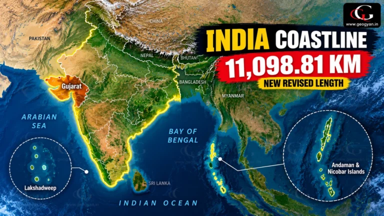 India new coastline 11098.81 km