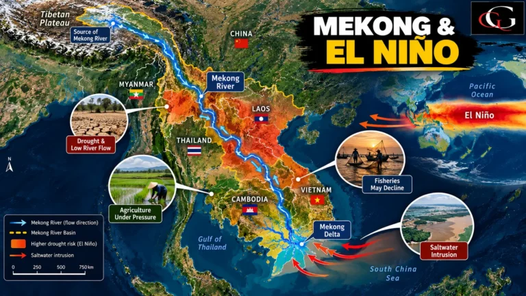 Mekong River Under Pressure from El Niño