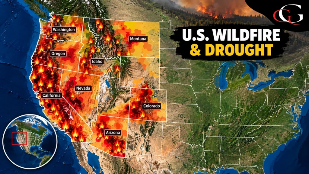 U.S. wildfire and drought