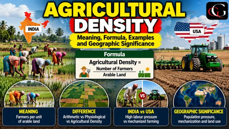 Agricultural Density Infographic